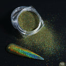 Nail Art Chrome Holographic Dip Powder