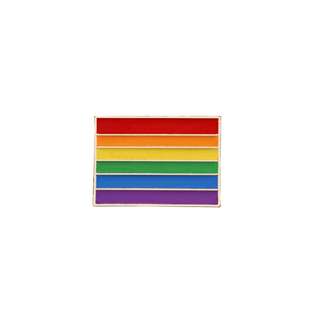 9 Style LGBT Design Rainbow Creative Heart Yeh Finger Pin Brooch Metal Pins Badge Denim Enamel Lapel Jewelry Gift women unsix