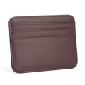 New Thin Genuine Leather Mini Wallet Slim Bank Credit Card Holder Men's Business Small ID Case For Man Purse 6 Slots Cardholder