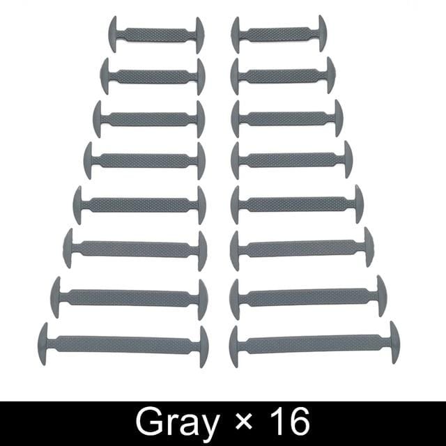 Silicone Elastic Shoelaces Fashion Unisex Athletic No Tie Shoe Lace All Sneakers Fit Quick Shoe Lace