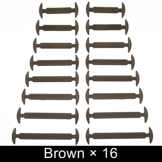 Silicone Elastic Shoelaces Fashion Unisex Athletic No Tie Shoe Lace All Sneakers Fit Quick Shoe Lace