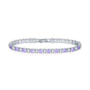 UMODE Clear Crystal Tennis Bracelet for Women Men Bracelet Cubic Zirconia Jewelry Party Wedding Hip Pop Accessories 2019 UB0097D