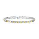 UMODE Clear Crystal Tennis Bracelet for Women Men Bracelet Cubic Zirconia Jewelry Party Wedding Hip Pop Accessories 2019 UB0097D