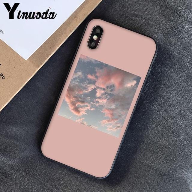 Pink Aesthetics songs lyrics Soft Silicone Phone Case Cover for iPhone 8 7 6 6S 6Plus X XS MAX 5 5S SE XR 10