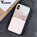 Pink Aesthetics songs lyrics Soft Silicone Phone Case Cover for iPhone 8 7 6 6S 6Plus X XS MAX 5 5S SE XR 10