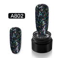 Rainbow Glitter Gel Nail Polish