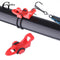 1SET Fishing Hook Keeper Lure Bait Holder with 3 Rubber Rings for Fishing Rod Fishing Gear Portable Accessories Fixed Bait
