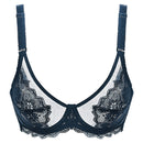 Meizimei transparent bras for women ultra thin lace bralette underwire push up plus big size top bh summer 34 36 38 40 ABCD cup