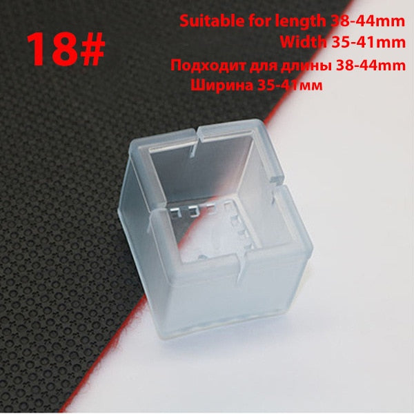 16Pcs/Lot Table Chair Leg Mat Silicone Non-slip Table Chair Leg Caps Foot Protection Bottom Cover Pads Wood Floor Protectors