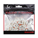 50pcs/ outdoor Winter fishing Bionic soft bait aphid 2cm/0.5g Artificial Manufacturing Soft bait sink Fishing accessories lure