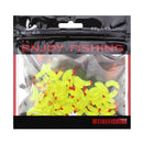 50pcs/ outdoor Winter fishing Bionic soft bait aphid 2cm/0.5g Artificial Manufacturing Soft bait sink Fishing accessories lure