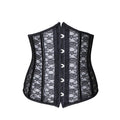 Sexy Corset Underbust Women Gothic Corset Top Curve Shaper Modeling Strap Slimming Waist Belt Lace Corsets Bustiers Black White