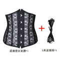 Sexy Corset Underbust Women Gothic Corset Top Curve Shaper Modeling Strap Slimming Waist Belt Lace Corsets Bustiers Black White