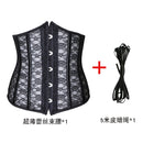 Sexy Corset Underbust Women Gothic Corset Top Curve Shaper Modeling Strap Slimming Waist Belt Lace Corsets Bustiers Black White