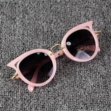 Beautyeye 2018 Kids Sunglasses Girls Brand Cat Eye Children Glasses Boys UV400 Lens Baby Sun glasses Cute Eyewear Shades Goggles