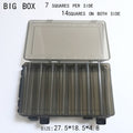Large-capacity Fishing Tackle Box Double-decker Sub-bait Box Portable  Bait Fishing Gear Storage Box