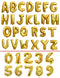 16inch Happy Birthday Number Balloon Figures Gold Letter Ballon Wedding Balloon Birthday Party Decorations Kid Adult Name Baloon