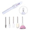 1 Set 6 Bits Nail Art Drill File UV Gel Remove Sanding Buffer Pedicure Electric Machine Drills Professional Nail Art Tools Kit