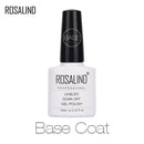 ROSALIND 10ML Top Base Coat Gel Nail Polish For Nail Extension UV LED Gel Lacquer Nail Art Primer For Nails Semi Permanent T
