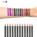 Brand 12pcs Matte Lip Liner Set Long Lasting Matt Smooth Pencil for Lip Contour Lipline Multi-Functional Makeup Cosmetics Pen