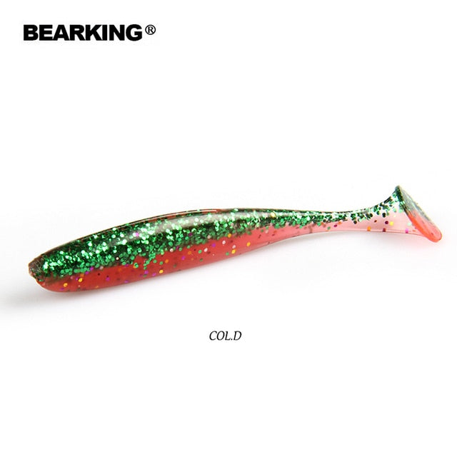 BEARKING Ez Shiner 5cm 7.5cm 10cm Wobblers for Hot Carp Fishing Soft Lures Silicone Artificial Double Color Baits