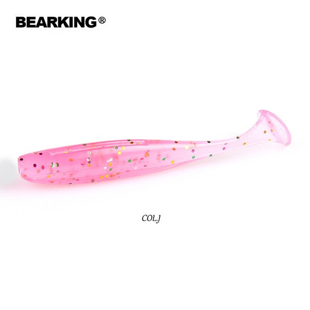 BEARKING Ez Shiner 5cm 7.5cm 10cm Wobblers for Hot Carp Fishing Soft Lures Silicone Artificial Double Color Baits