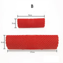 2Pcs/set Rubber Roller Brush Imitation Wood Graining Wall Painting Home Decoration Art Embossing DIY Brushing Painting Tools