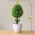 Artificial Plants Potted Bonsai Green Small Tree Plants Fake Flowers Potted Ornaments for Home Garden Decor Party Hotel Decor