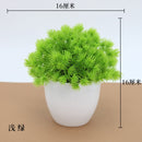 Artificial Plants Potted Bonsai Green Small Tree Plants Fake Flowers Potted Ornaments for Home Garden Decor Party Hotel Decor