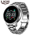 LIGE Fashion Smart Watch Men Women Sport Fitness Tracker for Android ios Heart Rate Blood Pressure Monitor Waterproof smartwatch