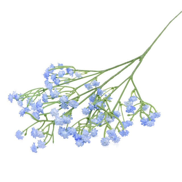 90Heads 52cm Babies Breath Artificial Flowers Plastic Gypsophila DIY Floral Bouquets Arrangement for Wedding Home Decoration
