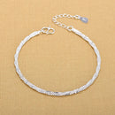 Free Shipping Top Quality Silver Bracelets 925 Sterling Silver Fashion Bracelets Fine Fashion Bracelet Gift