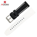 Soft Silicone Sport Watchband 20mm 22mm 24mm 26mm Rubber Diving Waterproof Men Replacement Bracelet Band Strap Watch Accessories