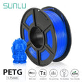 SUNLU PETG 3D Printer Filament 1.75mm Dooling Gift Material Hot Sale Black Color PETG 3D Filament Consumables 1KG/2.2LBS