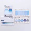 Sharkbang 60/80 Sheets Gradient Color N times Sticky Index Note Post Sticker Bookmark To Do List Paperlaria School Stationery