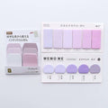 Sharkbang 60/80 Sheets Gradient Color N times Sticky Index Note Post Sticker Bookmark To Do List Paperlaria School Stationery