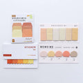 Sharkbang 60/80 Sheets Gradient Color N times Sticky Index Note Post Sticker Bookmark To Do List Paperlaria School Stationery