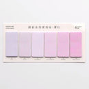 Sharkbang 60/80 Sheets Gradient Color N times Sticky Index Note Post Sticker Bookmark To Do List Paperlaria School Stationery