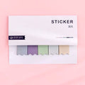 Sharkbang 60/80 Sheets Gradient Color N times Sticky Index Note Post Sticker Bookmark To Do List Paperlaria School Stationery