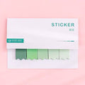 Sharkbang 60/80 Sheets Gradient Color N times Sticky Index Note Post Sticker Bookmark To Do List Paperlaria School Stationery