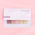 Sharkbang 60/80 Sheets Gradient Color N times Sticky Index Note Post Sticker Bookmark To Do List Paperlaria School Stationery