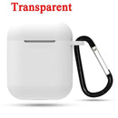 For Apple AirPods 2 Airpods2 Cases Airpods1 Earphone Cases With Hook Cover For Air Pods 1 Pod Wireless Bluetooth Charging Box