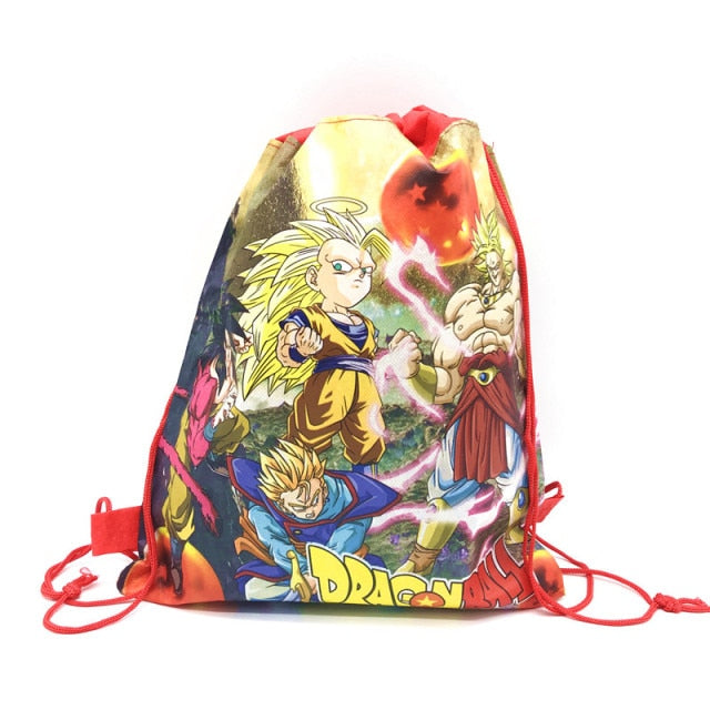 1pcs Disney Non-woven Fabrics Kid Favor Travel Pouch Storage Clothes Shoes Bags Cotton Drawstring Bags School Portable Backpack