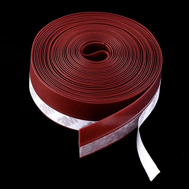 5M Self Adhesive Door Seal Strip Weather Strip Silicone Soundproofing Window Seal Draught Dust Insect Door Strip 25MM/35MM/45MM