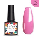 Arte Clave New Arrival Gel Nail Polish Soak Off Nail Art Varnish Lacquer 8ml LED Pink Red Glitter Gel Nail All For Manicure