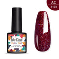 Arte Clave New Arrival Gel Nail Polish Soak Off Nail Art Varnish Lacquer 8ml LED Pink Red Glitter Gel Nail All For Manicure