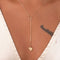 2020 New Female Fashion Crystal Heart Necklace Pendant Short Gold Chain Necklace Pendant Necklace Charm Gifts Girlfriends Gift