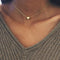 2020 New Female Fashion Crystal Heart Necklace Pendant Short Gold Chain Necklace Pendant Necklace Charm Gifts Girlfriends Gift