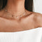 2020 New Female Fashion Crystal Heart Necklace Pendant Short Gold Chain Necklace Pendant Necklace Charm Gifts Girlfriends Gift