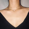 2020 New Female Fashion Crystal Heart Necklace Pendant Short Gold Chain Necklace Pendant Necklace Charm Gifts Girlfriends Gift